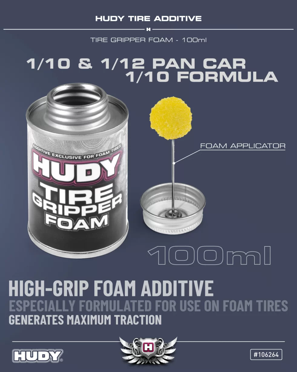 New HUDY Tire Additive - Tire Gripper Foam - 100ml