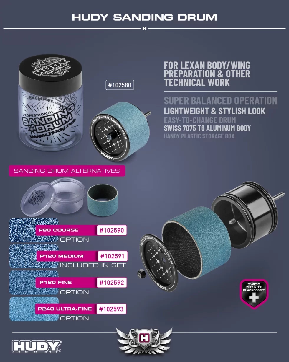 New HUDY Sanding drum