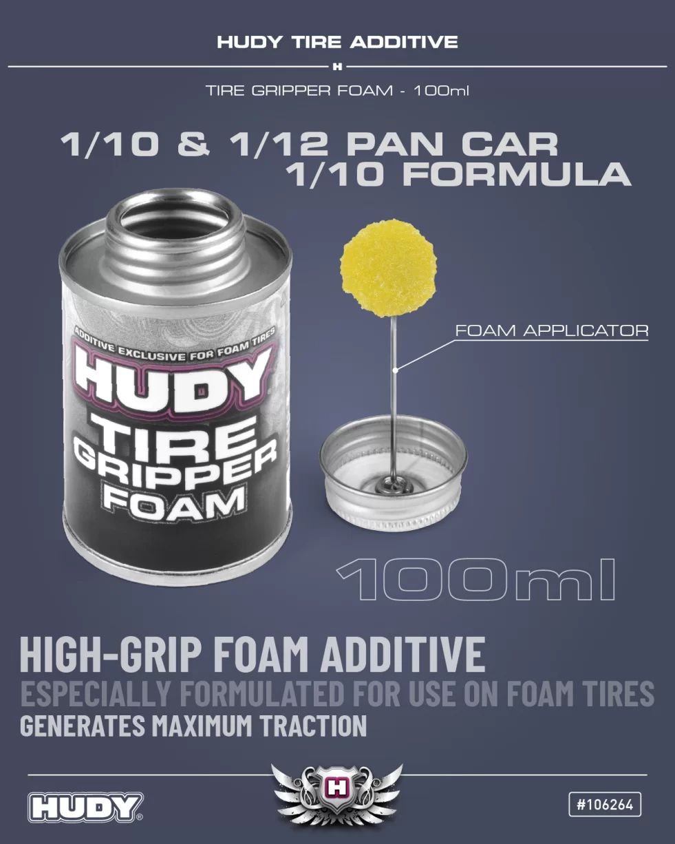New HUDY Tire Additive - Tire Gripper Foam - 100ml