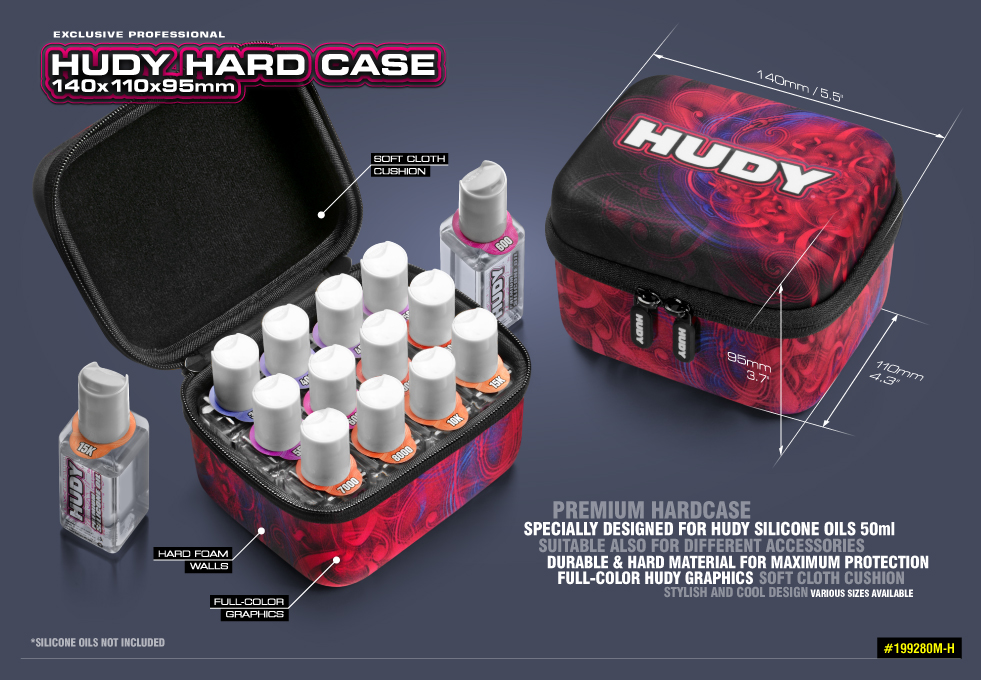 HUDY Hard Case 140x110x95mm - Oil Bag Medium
