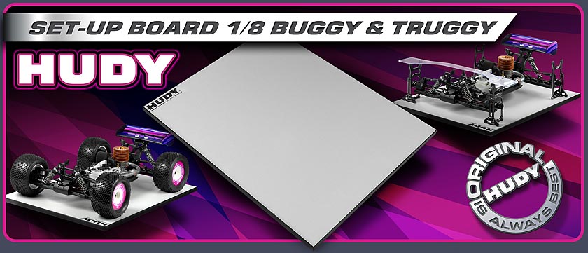 HUDY Set-up Board 1/8 Buggy & Truggy