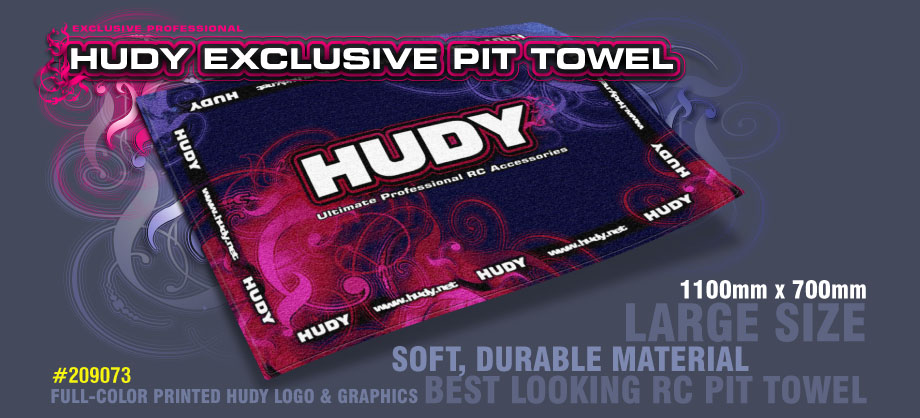 New HUDY Exclusive Pit Towel