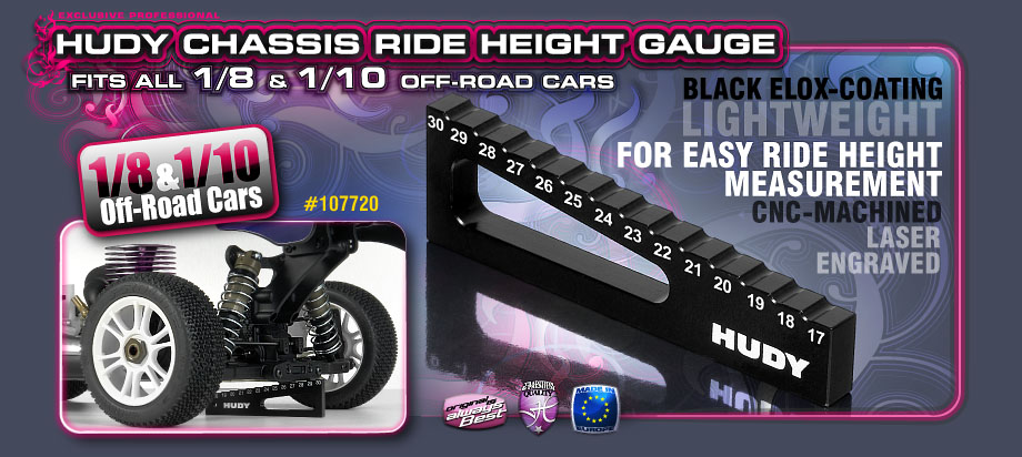HUDY Chassis Ride Height Gauge