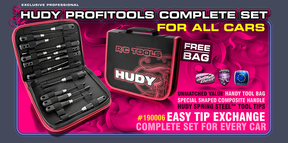 New HUDY PT Set of Tools + Carrying Bag - for All Cars