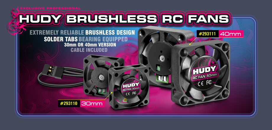 New HUDY Brushless RC Fanse