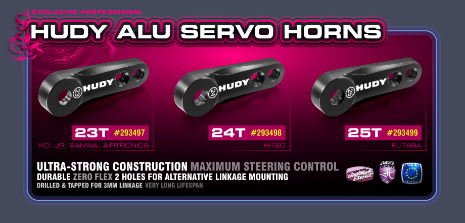 New HUDY Alu Servo Horns