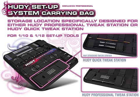 HUDY 1/10 & 1/12 Set-up System Bag